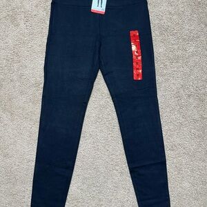 Max & Mia Womens High Waist French Terry Legging